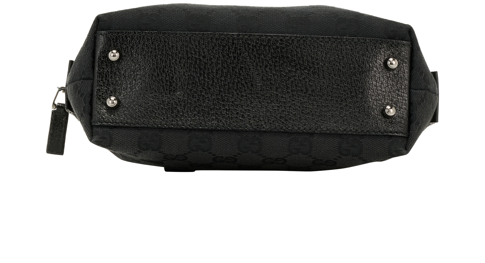 Mini GG Boston, &pound;320, Handbags, Black, Canvas, Top view